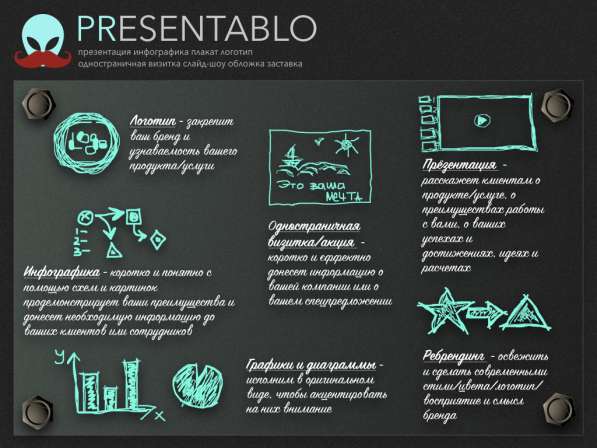 Презентация / Инфографика / Визитка / Логотип в Москве фото 51