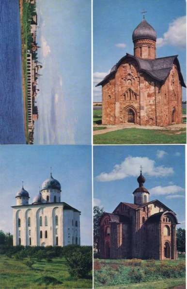 Набор цветных открыток Новгород архитектурные памятники в Санкт-Петербурге фото 5