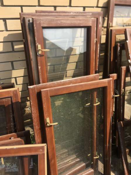 Окна деревянные со стеклом в Казани