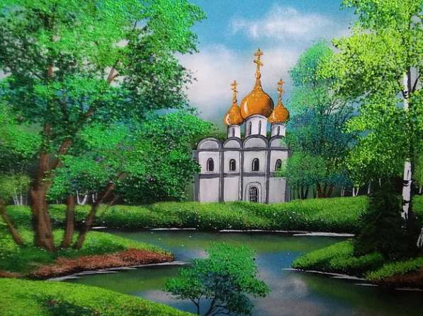 Красивые картины из каменной крошки в Челябинске фото 6