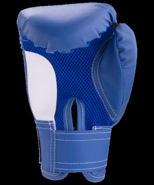 Перчатки боксерские, 10oz, к/з, синие в Сочи фото 4