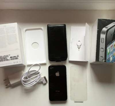 Телефон Apple iPhone 4 Black 16 Гб в Уфе фото 5