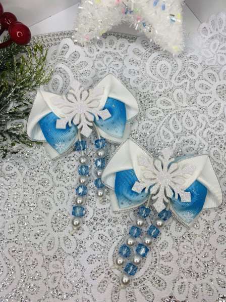 Новогодние Бантики и заколочки ручной работы в Анжеро-Судженске фото 4