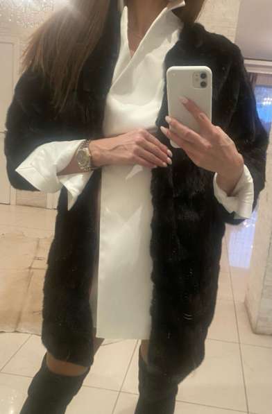 Шуба Норковая черная в Москве фото 3