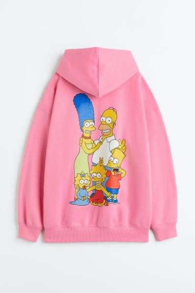 Худи H&M коллаба с The Simpsons