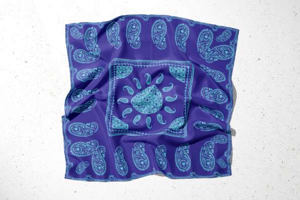 Ethnic scarf Ethnic shawl Oriental scarf paisley pattern в фото 5