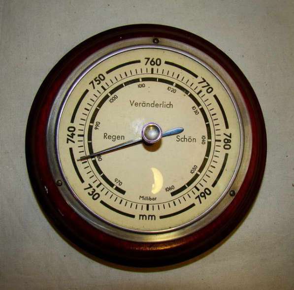 Старинный барометр (D637)