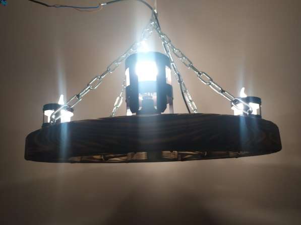 Люстра потолочная колесо