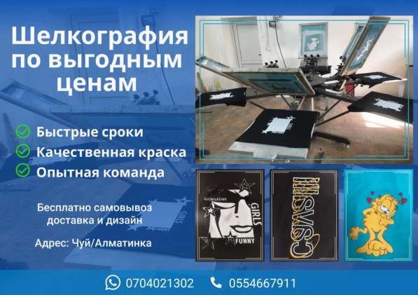 Шелкография по выгодным ценам в фото 3