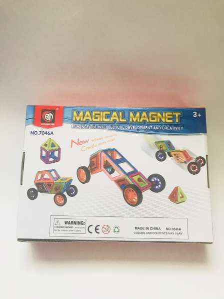 Магнитный конструктор Magical Magnet 46деталей в Москве