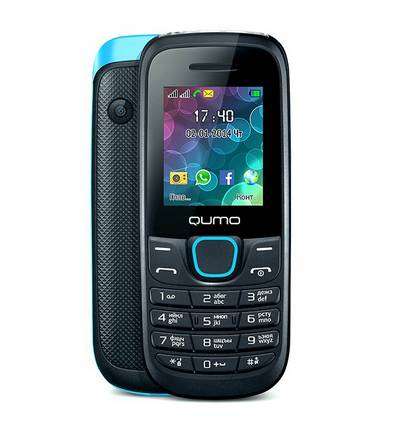 Телефон мобильный Qumo Push 184 GPRS Blue