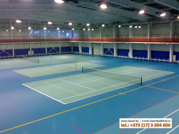 Строительство теннисных кортов в фото 4