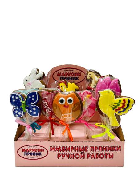 Продажа имбирных пряников на палочке «Марусин пряник»! в Красноярске