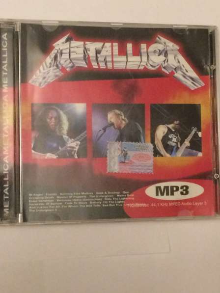 Metallica : mp3/cd диски в Москве фото 8