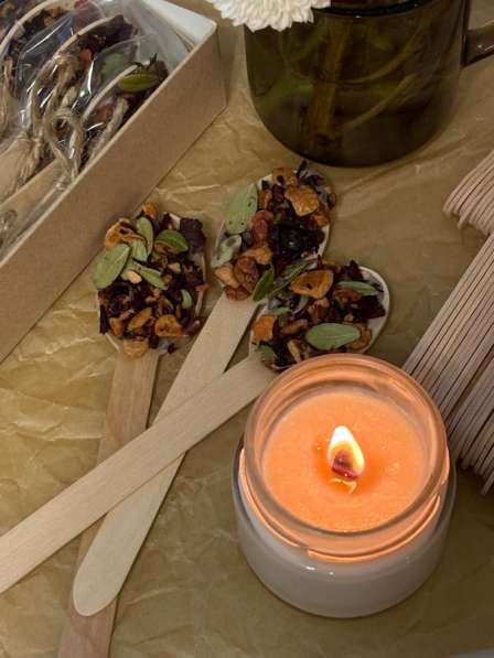 Новогодний подарок/Ложки с чаем