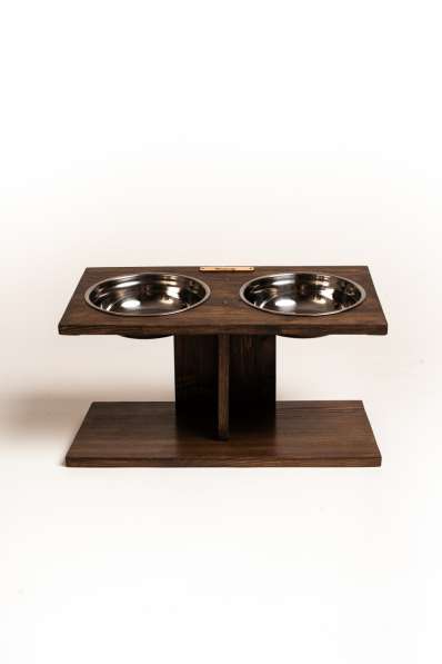 Подставка с 2 мисками 23 см, 1700 мл в Москве фото 4