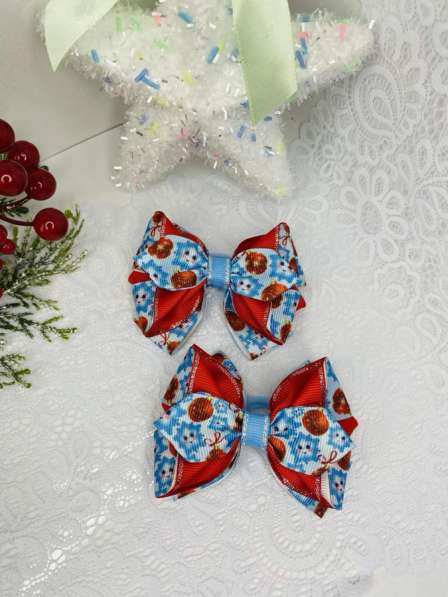 Новогодние Бантики и заколочки ручной работы в Анжеро-Судженске фото 6