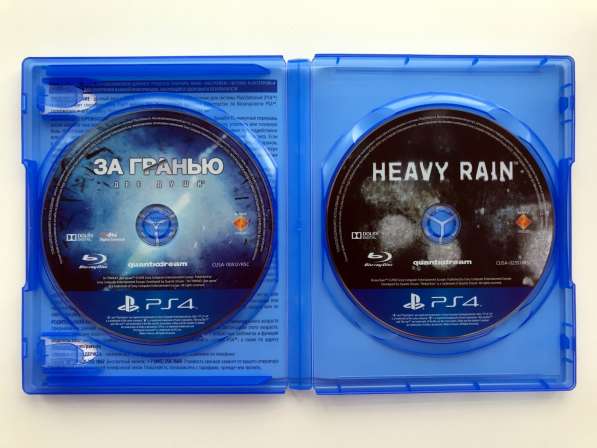 Лицензионный диск Heavy Rain + За гранью: Две души [PS4] в Красноярске