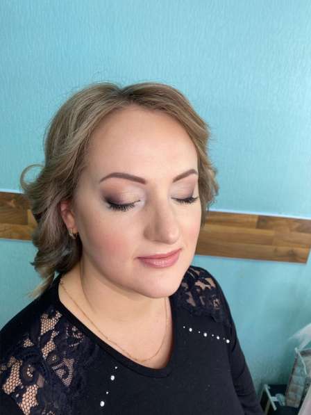 Макияж+локоны