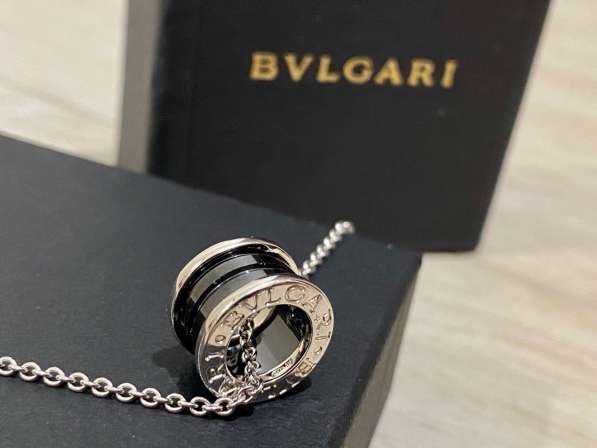 Bvlgari Подвеска, Оригинал, серебро925, черная керамика