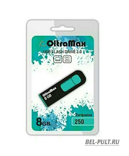 Флеш-карта USB 8GB OltraMax бирюз 250