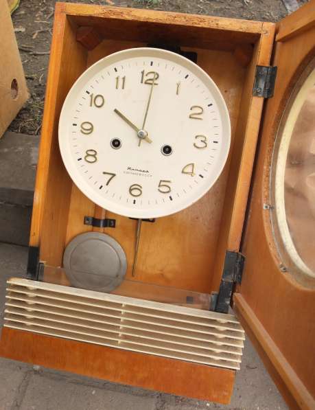 Часы настенные Янтарь, в деревянном корпусе в Ставрополе фото 3