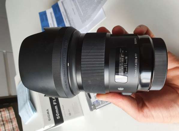 Объектив Sigma art 50mm f1.4 под Canon торг