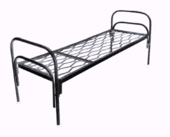 Одноярусные металлические кровати для домов отдыха, кровати в Наро-Фоминске фото 3
