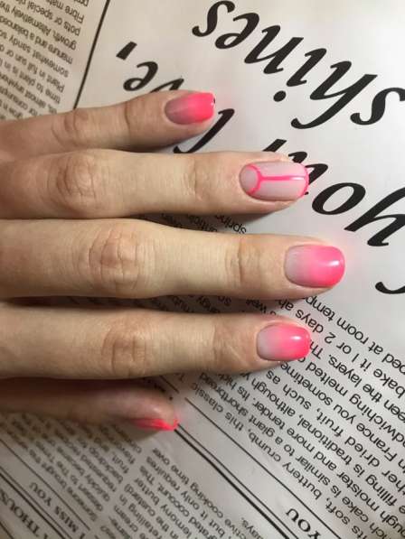 Комбинированный маникюр в Хабаровске фото 6