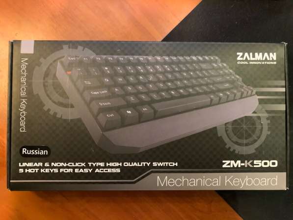 Механическая клавиатура Zalman ZM-K500 Black USB в Москве фото 3