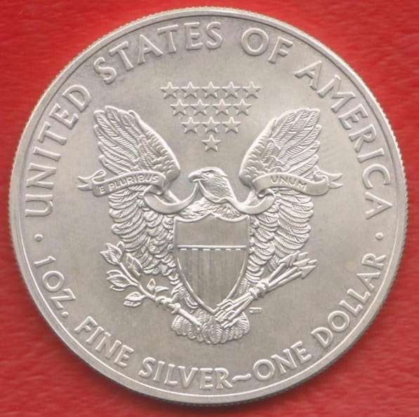 США 1 доллар 2015 г. серебро Свобода