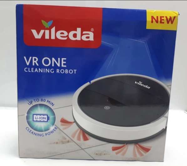 В продаже: НОВЫЙ робот-пылесос Vileda VR ONE