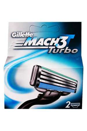 Лезвия Gillette Mach3 Turbo 2шт Упаковка