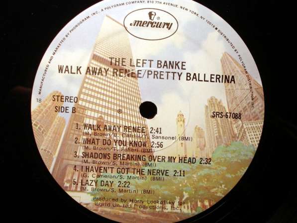The Left Banke ‎– Walk Away Renée / Pretty Ballerina в Санкт-Петербурге