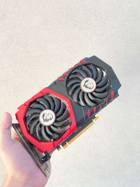 Видеокарта MSI GTX 1050 ti gaming x 4gb