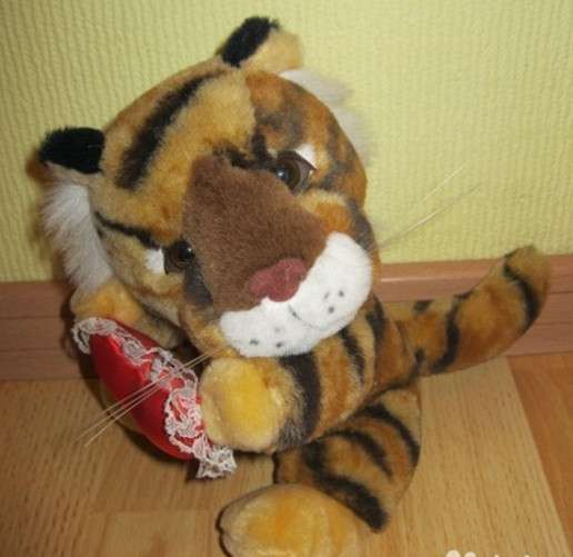 Мягкая игрушка тигр тигрёнок полосатый символ года 2022