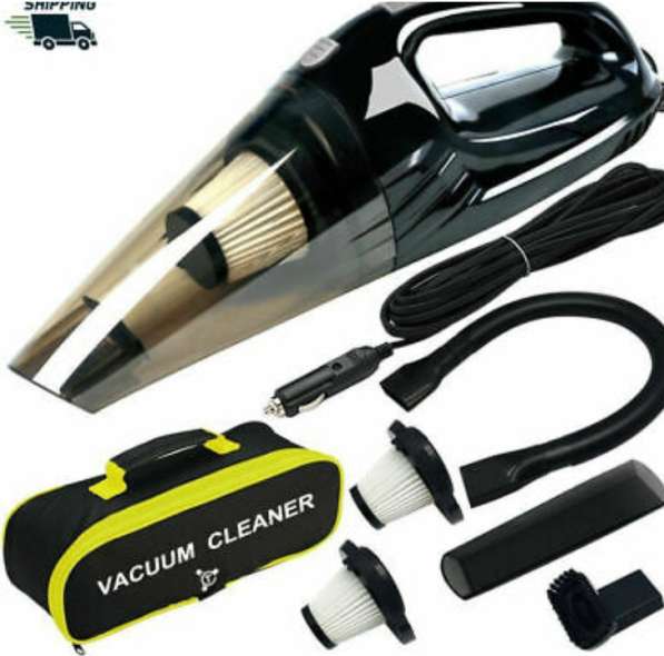 Powerful Car Vacuum Cleaner, Portable Wet&Dry Handheld stron