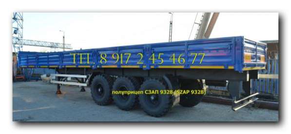 Полуприцеп СЗАП 93282 гп 31,5 тонн в Набережных Челнах фото 3