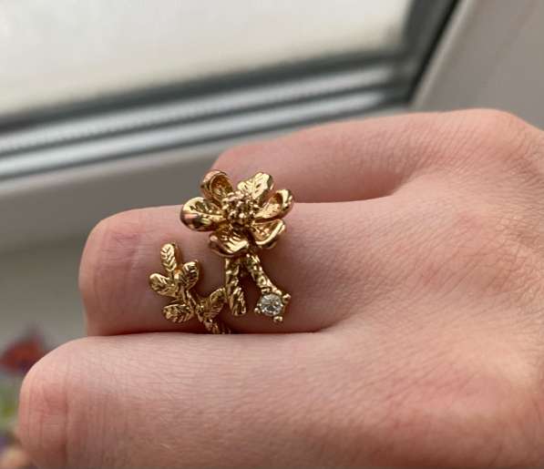 Бижутерное золотое кольцо в Нижнем Новгороде фото 3