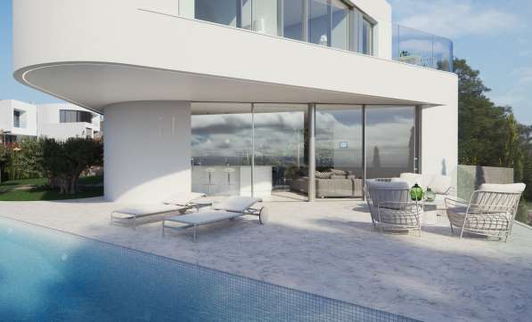 Дизайнерская вилла с видом на море в Бенидорме, Испания в фото 15