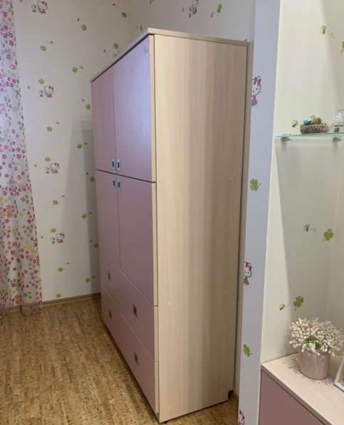 Детский розовый шкаф в Новосибирске фото 5