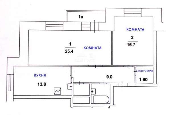 Продам двухкомнатную квартиру в Москве. Жилая площадь 72,50 кв.м. Этаж 6. Дом кирпичный. 