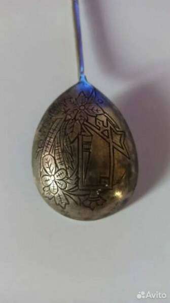 Серебро ложка 84 проба 1885-й в Ногинске фото 6