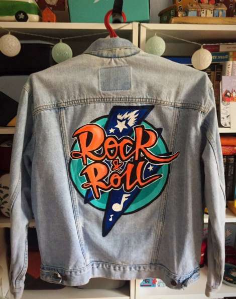 Авторская джинсовая куртка