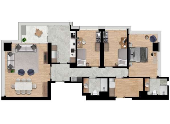 4-к. квартира 186м² Турция, Стамбул, Аташехир в фото 10