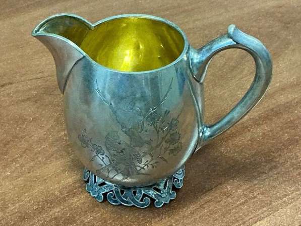 Серебряный сервиз 19 века мастерской Егорова в Москве фото 12