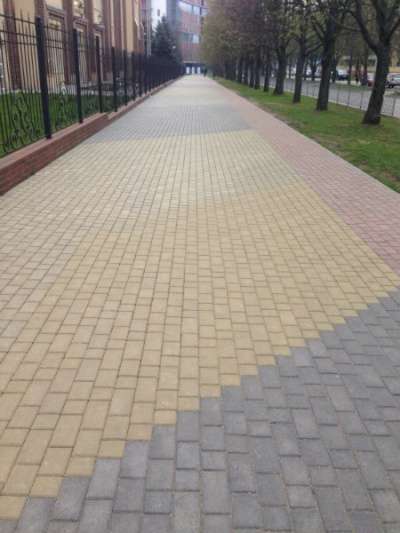 Укладка тротуарной плитки в Калининграде фото 4