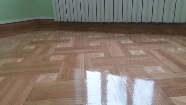 Шлифовка пола, паркет и лакировка в фото 3