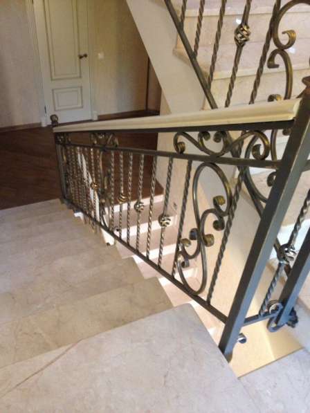 Кованые перила в Москве фото 14