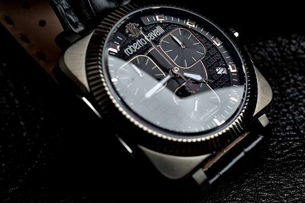 Модные часы Roberto Cavalli Swiss Made на крокодиле в Рязани фото 3